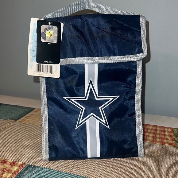 Dallas Cowboys NFL New w Tags Insulated Lunch bag  Mini Cooler Back to School - Picture 2 of 9
